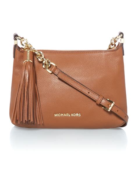 michael kors weston tan bag|Michael Kors soho large.